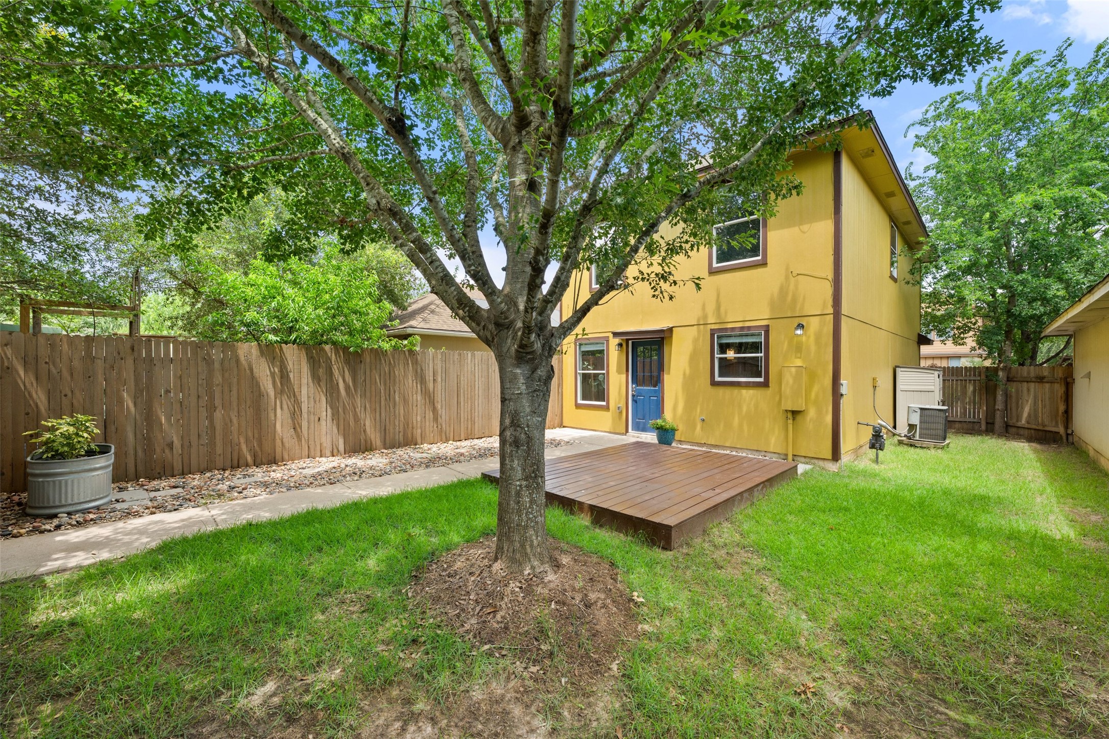 4529 Best Way Austin, TX 78725 - Photo 33 of 34 Private backyard with deck and alley access