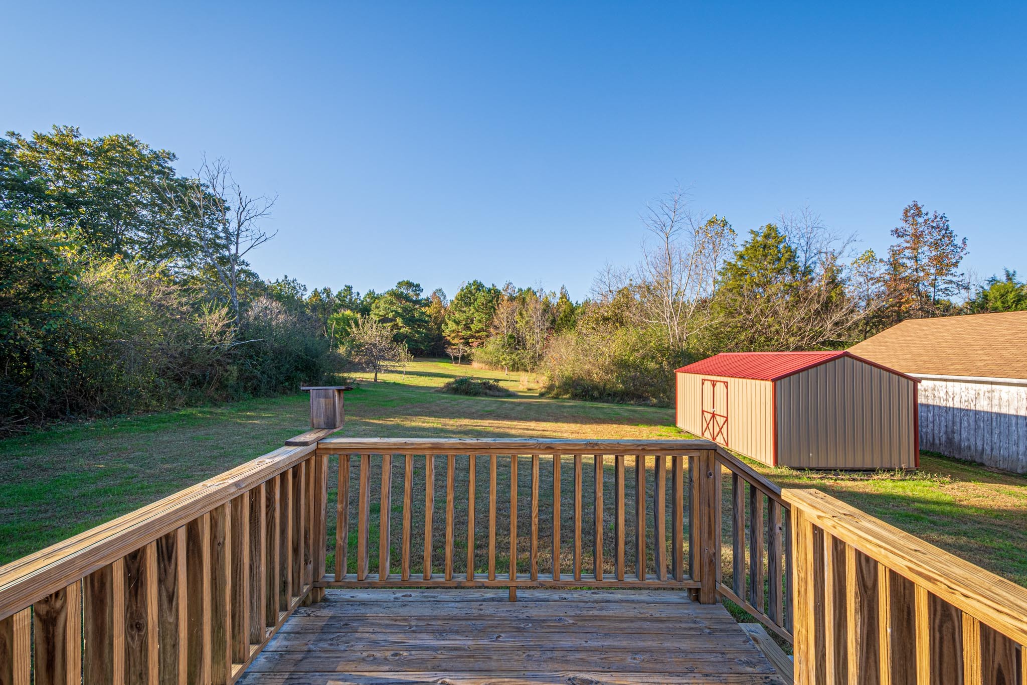 2294 Oak Grove Road Goodspring, TN 38460 - Photo 34 of 40 a view of a balcony with wooden fence