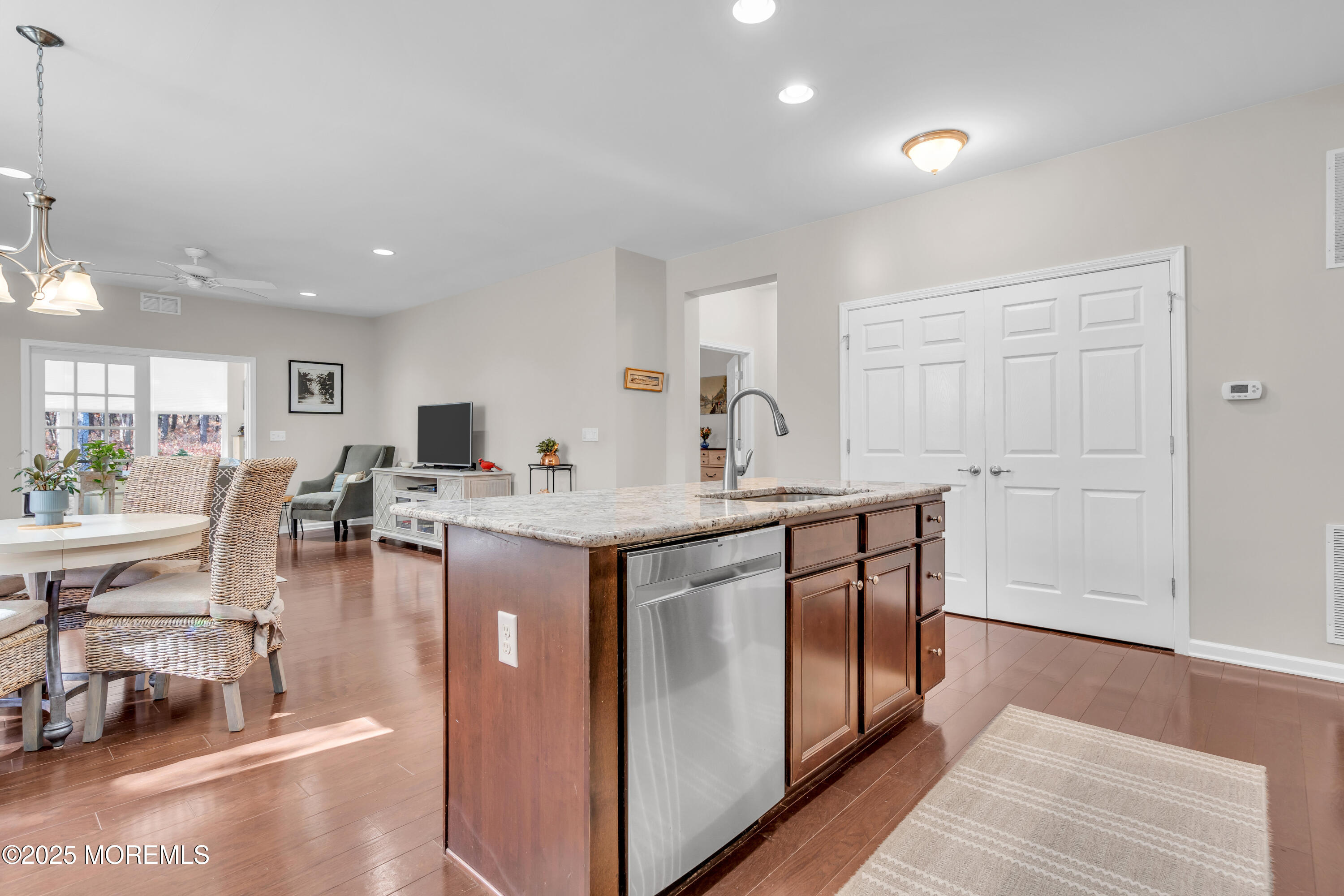 339 Newport Way Little Egg Harbor, NJ 08087 - Photo 8 of 32 a kitchen with counter top space and living room