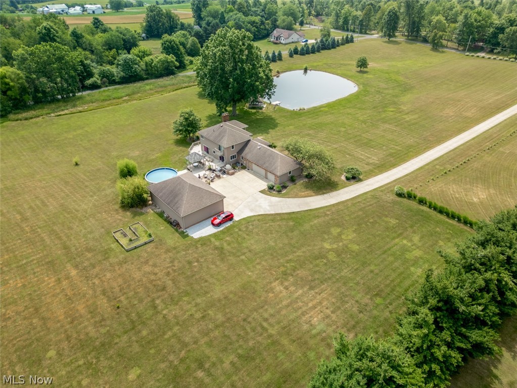 1817 Steffy Road Mogadore, OH 44260 - Photo 7 of 49 Drone / aerial view featuring a rural view