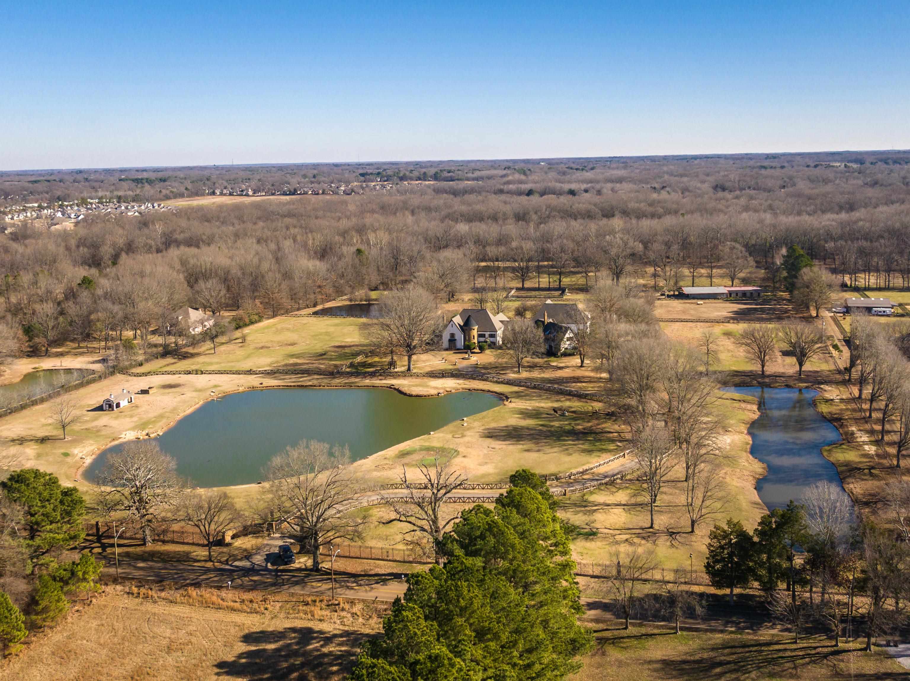 5110 Reynolds Road Collierville, TN 38017 - Photo 37 of 40 Drone / aerial view of a nearby body of water