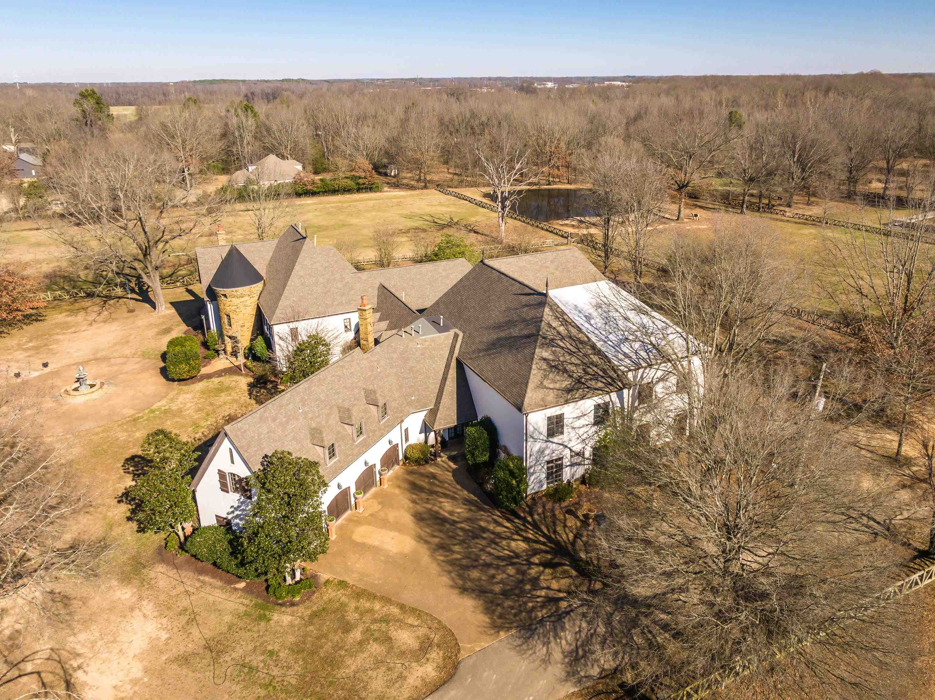 5110 Reynolds Road Collierville, TN 38017 - Photo 38 of 40 Aerial view of sparsely populated area