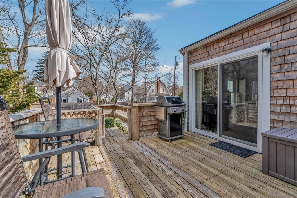 344 Main Street, Unit 5 Barnstable, MA 02632 - Photo 23 of 28 a view of a deck patio and outdoor kitchen