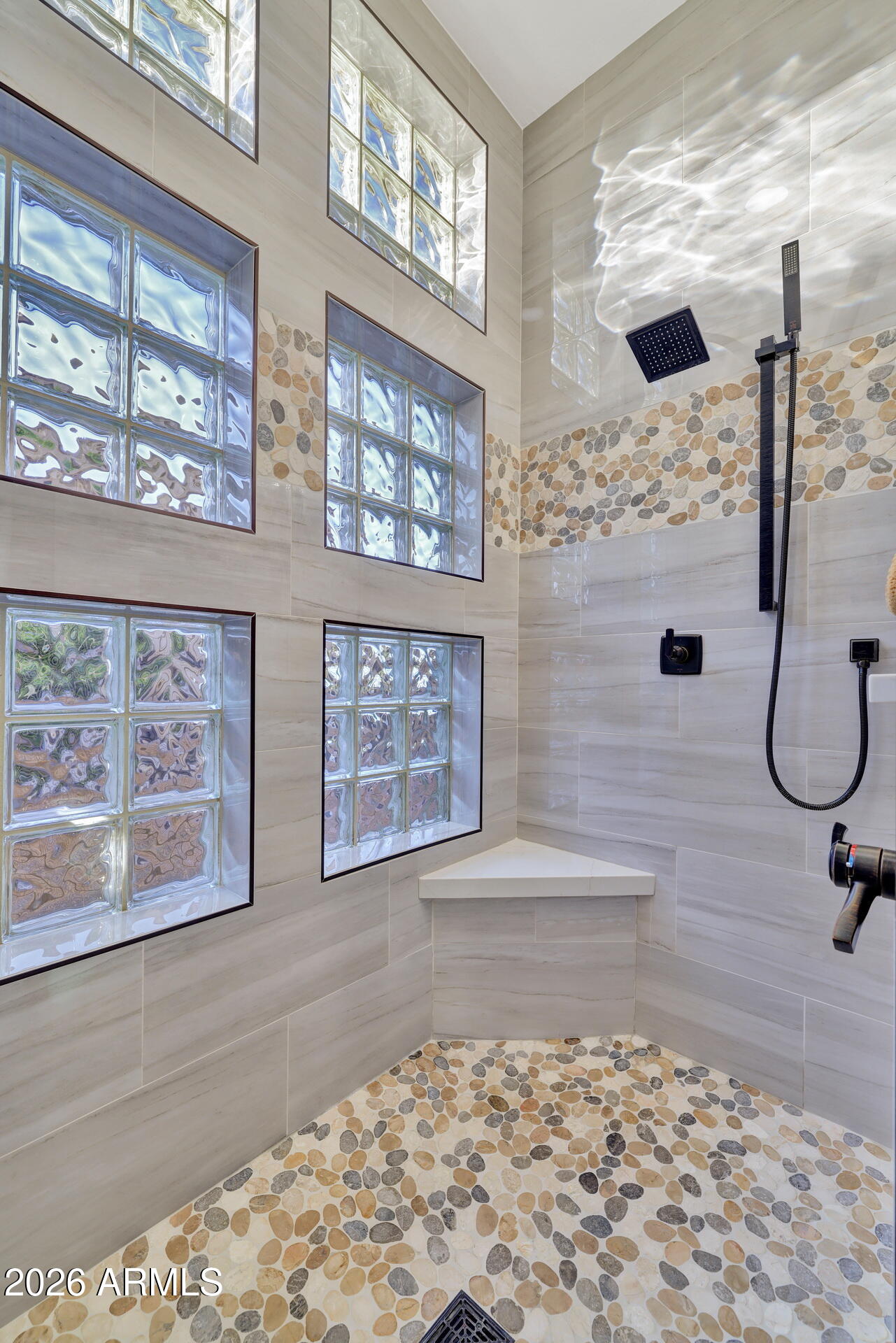 12510 West Bajada Road Peoria, AZ 85383 - Photo 34 of 84 a bathroom with glass door shower