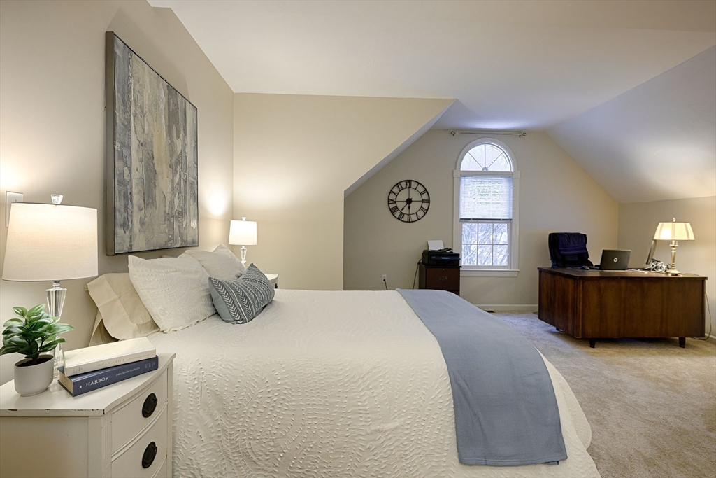 43 Edgewood Road Southborough, MA 01772 - Photo 25 of 36 a bedroom with a bed and a lamp
