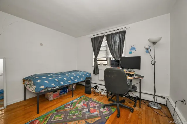 a room with furniture and a window