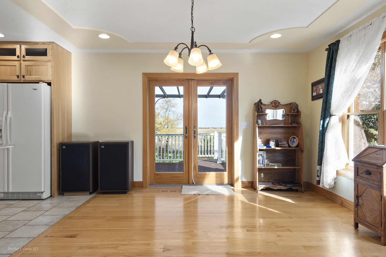 6670 South Old Mazon Road Gardner, IL 60424 - Photo 11 of 36 a view of an empty room with a window and storage