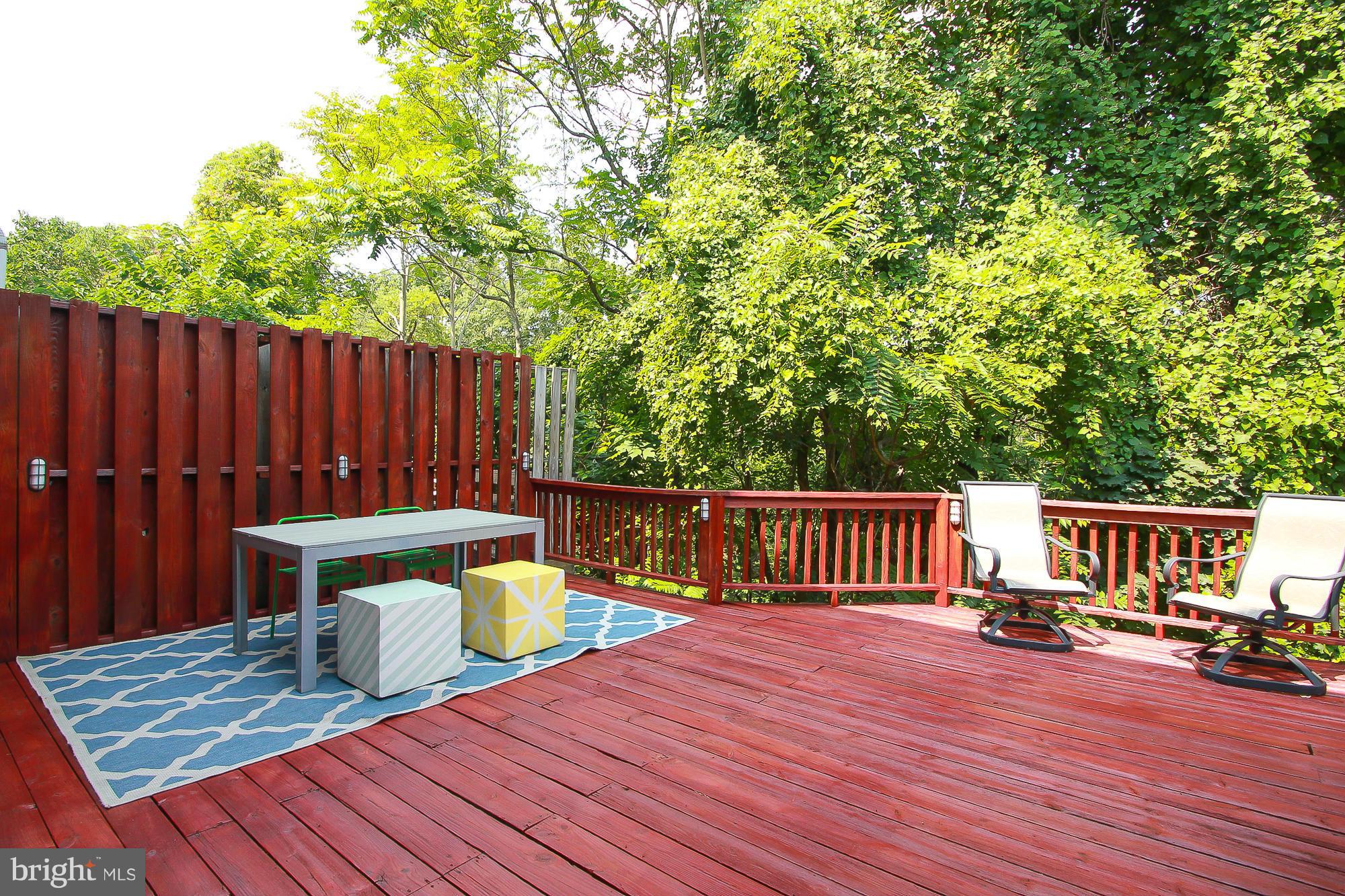 7222 Brookfalls Terrace Baltimore, MD 21209 - Photo 15 of 29 a view of a wooden deck with furniture