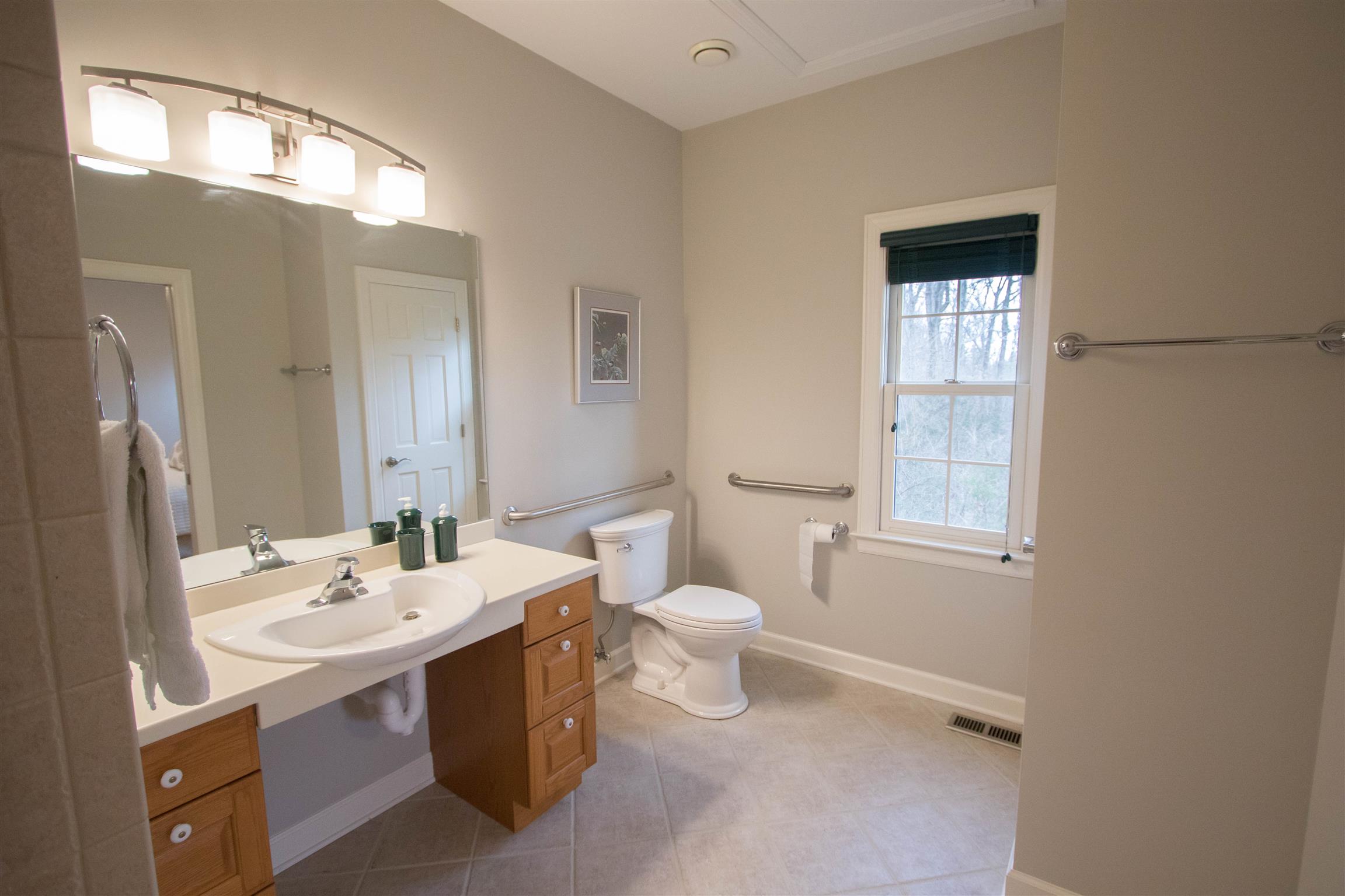 4304 Warren Road Franklin, TN 37067 - Photo 18 of 30 a bathroom with a sink a toilet and mirror