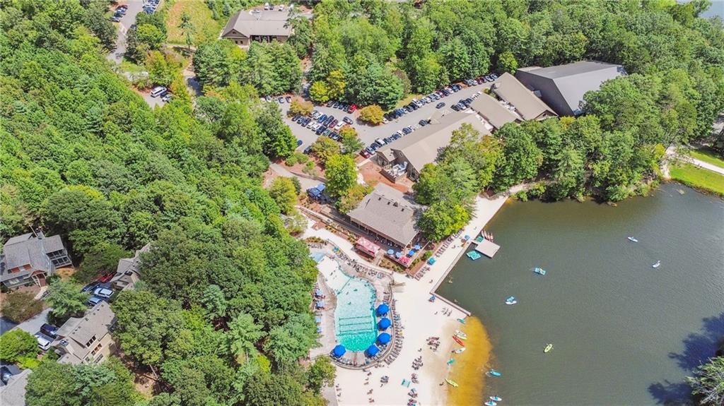 43 Morgan Walk Jasper, GA 30143 - Photo 45 of 55 an aerial view of a house with a yard and garden