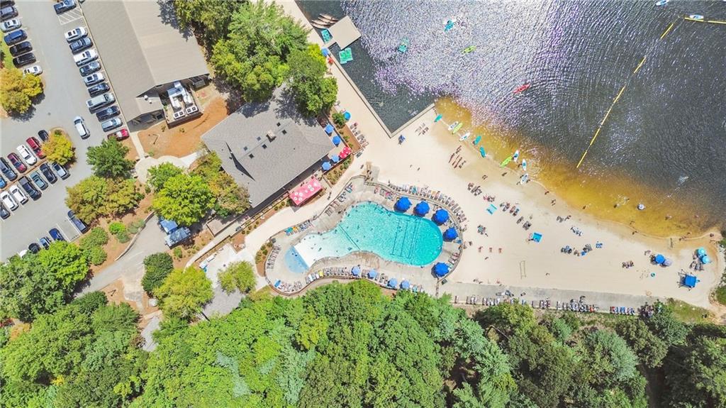 43 Morgan Walk Jasper, GA 30143 - Photo 53 of 55 an aerial view of a house with a yard and garden