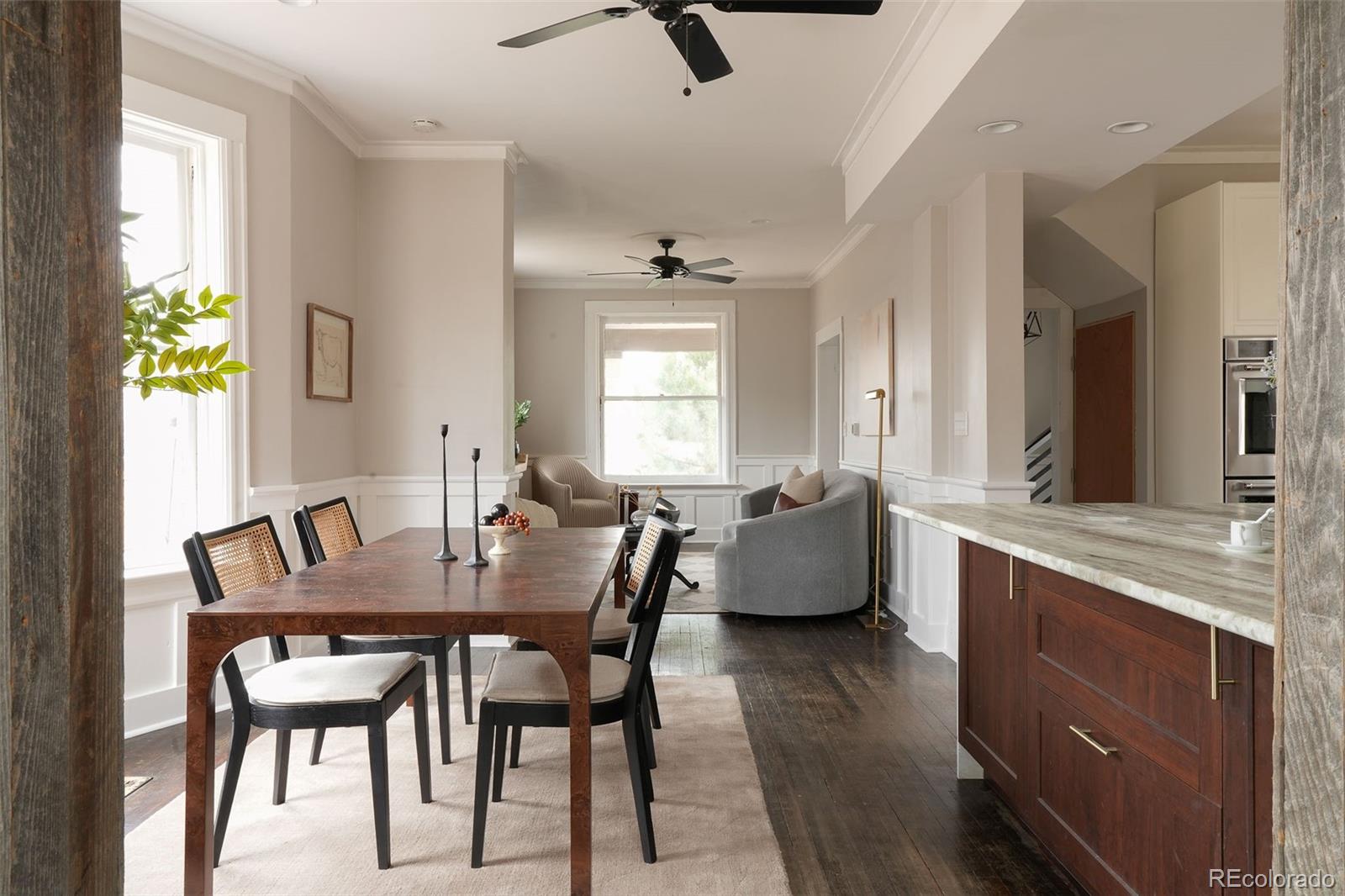 3365 Federal Boulevard Denver, CO 80211 - Photo 15 of 47 a view of a dining room with furniture and window