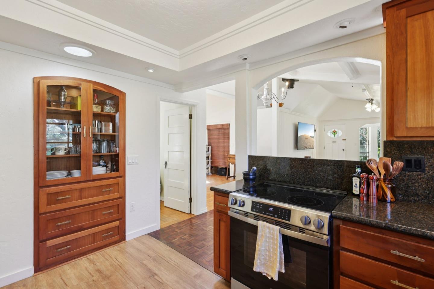 122 Strawberry Road Watsonville, CA 95076 - Photo 15 of 57 a kitchen with stainless steel appliances granite countertop a stove and a refrigerator