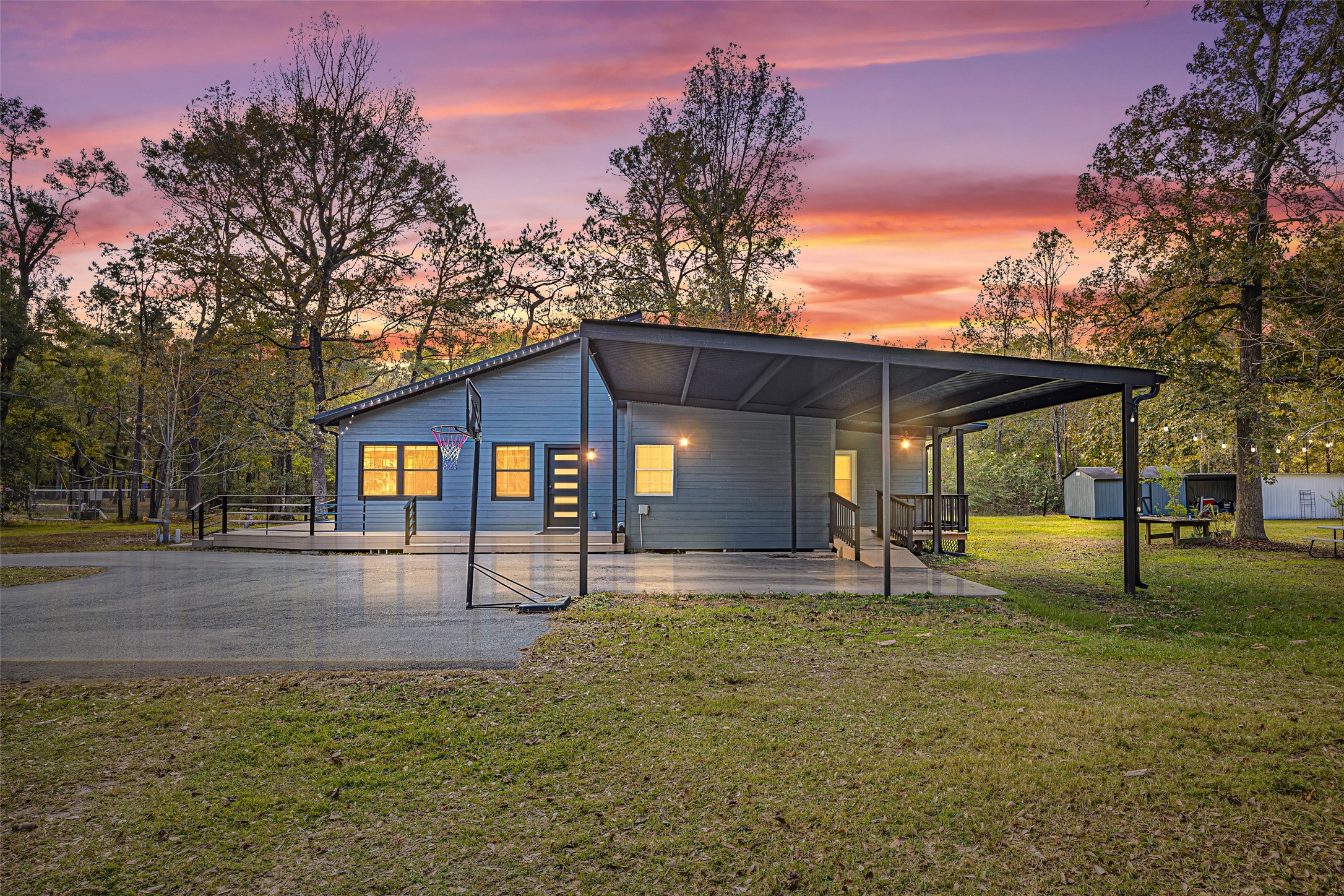 15080 Usher Lane Splendora, TX 77372 - Photo 7 of 44 a view of a house with a yard
