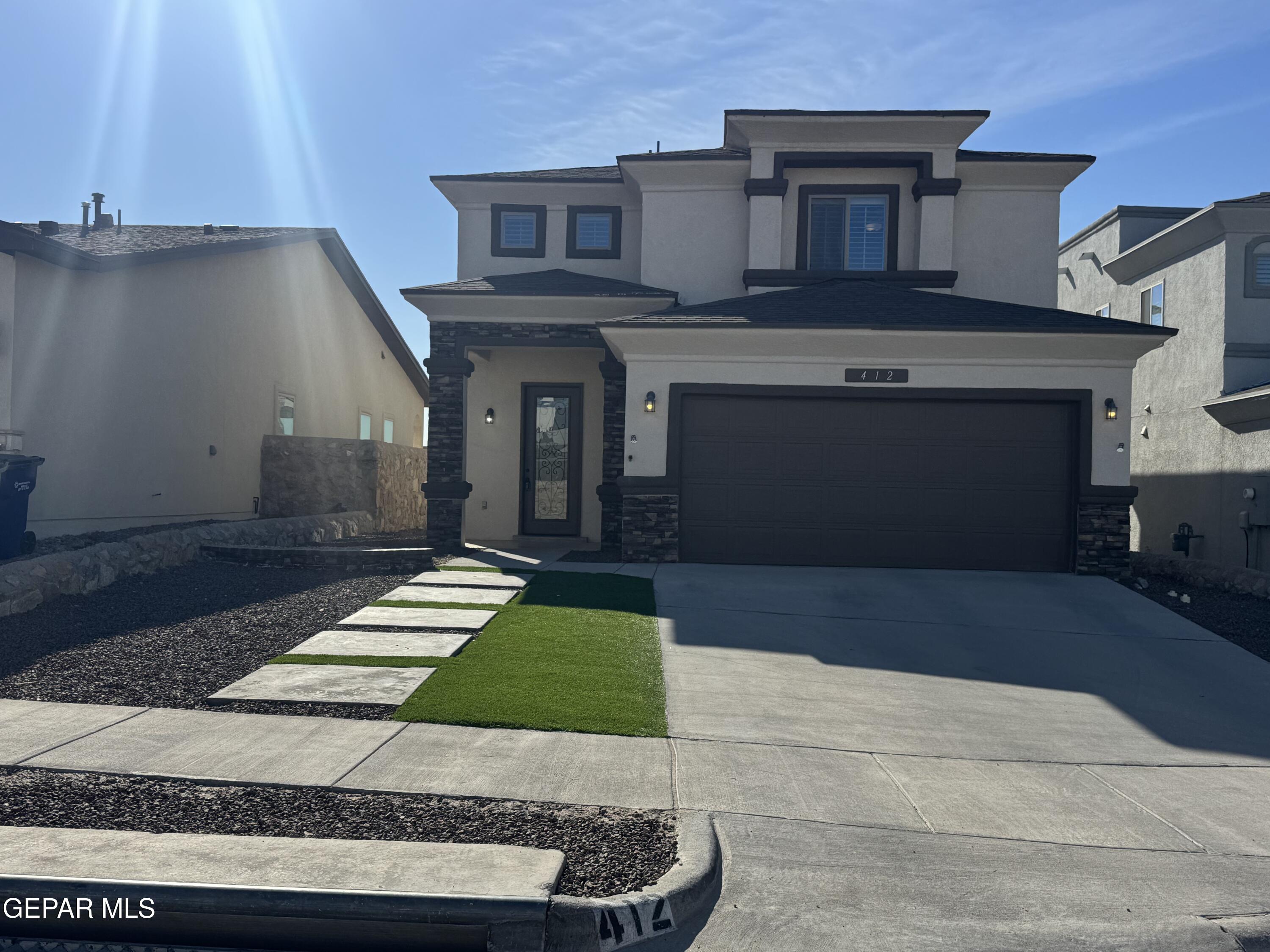 412 Indigo Court El Paso, TX 79932 - Photo 2 of 53 a house view with a outdoor space
