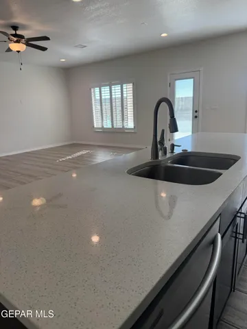 a view of a livingroom with an empty space