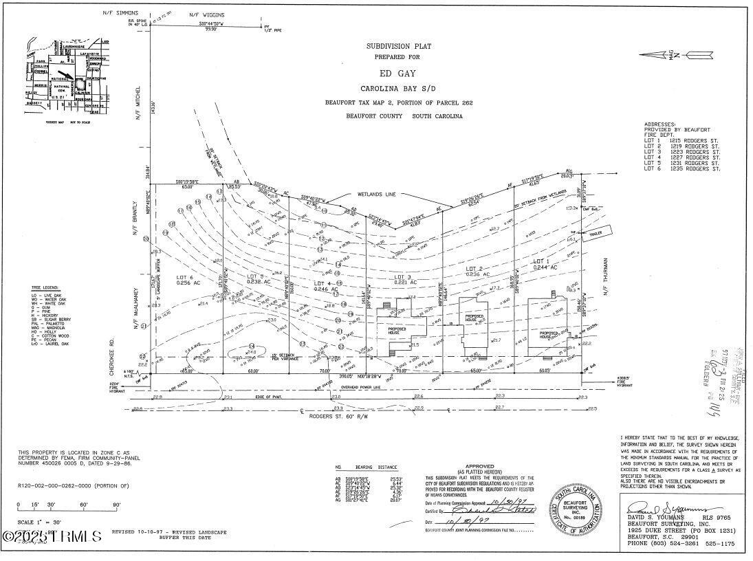 1227 Rodgers Street Beaufort, SC 29902 - Photo 3 of 6 PLAT LOT 4