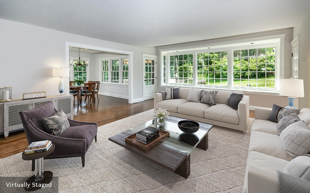 181 Parade Hill Road New Canaan, CT 06840 - Photo 13 of 35 Living room 1 VS MLS