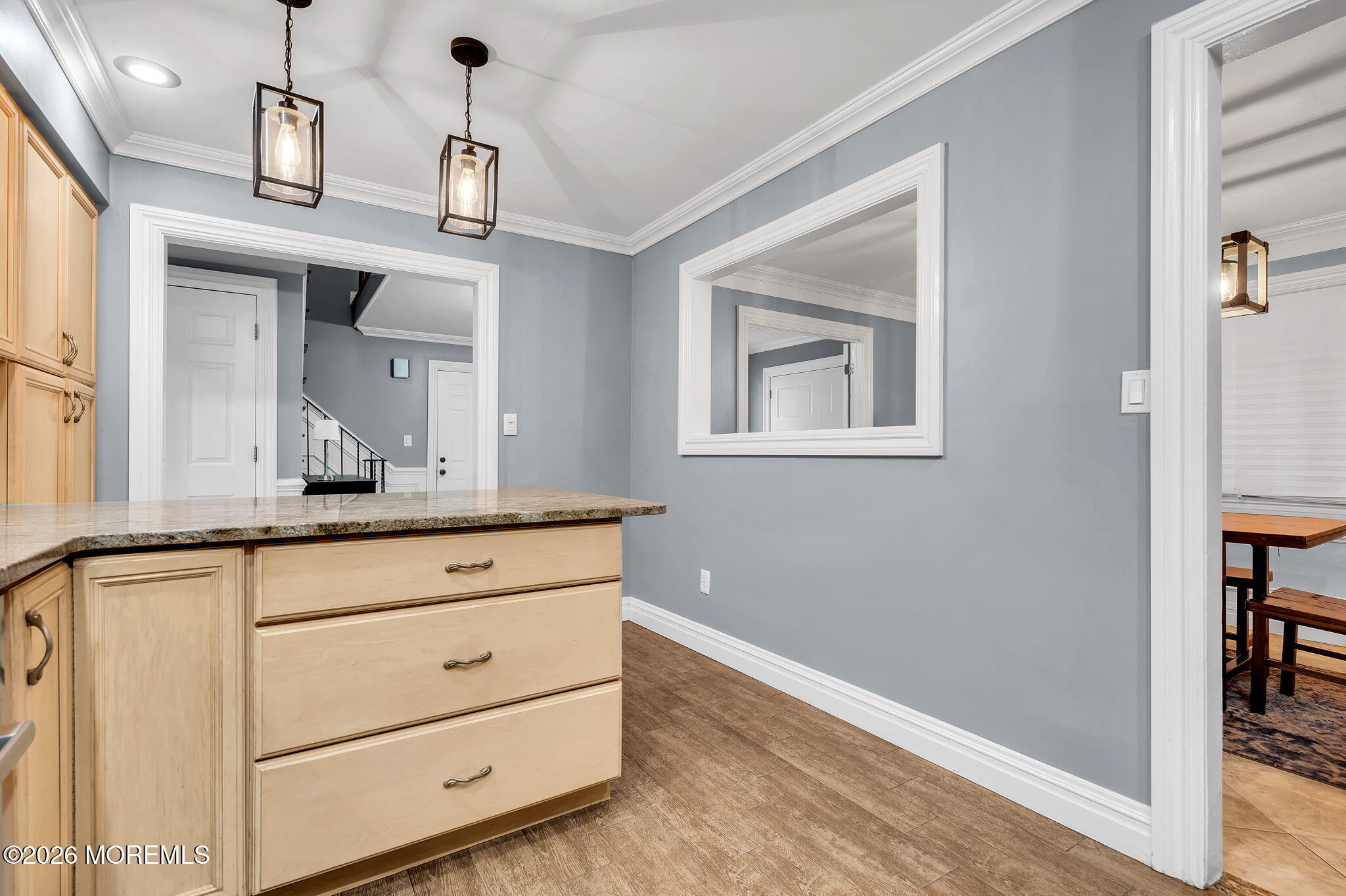 26 North Westfield Road Howell, NJ 07731 - Photo 14 of 59 a bathroom with a granite countertop sink vanity and mirror