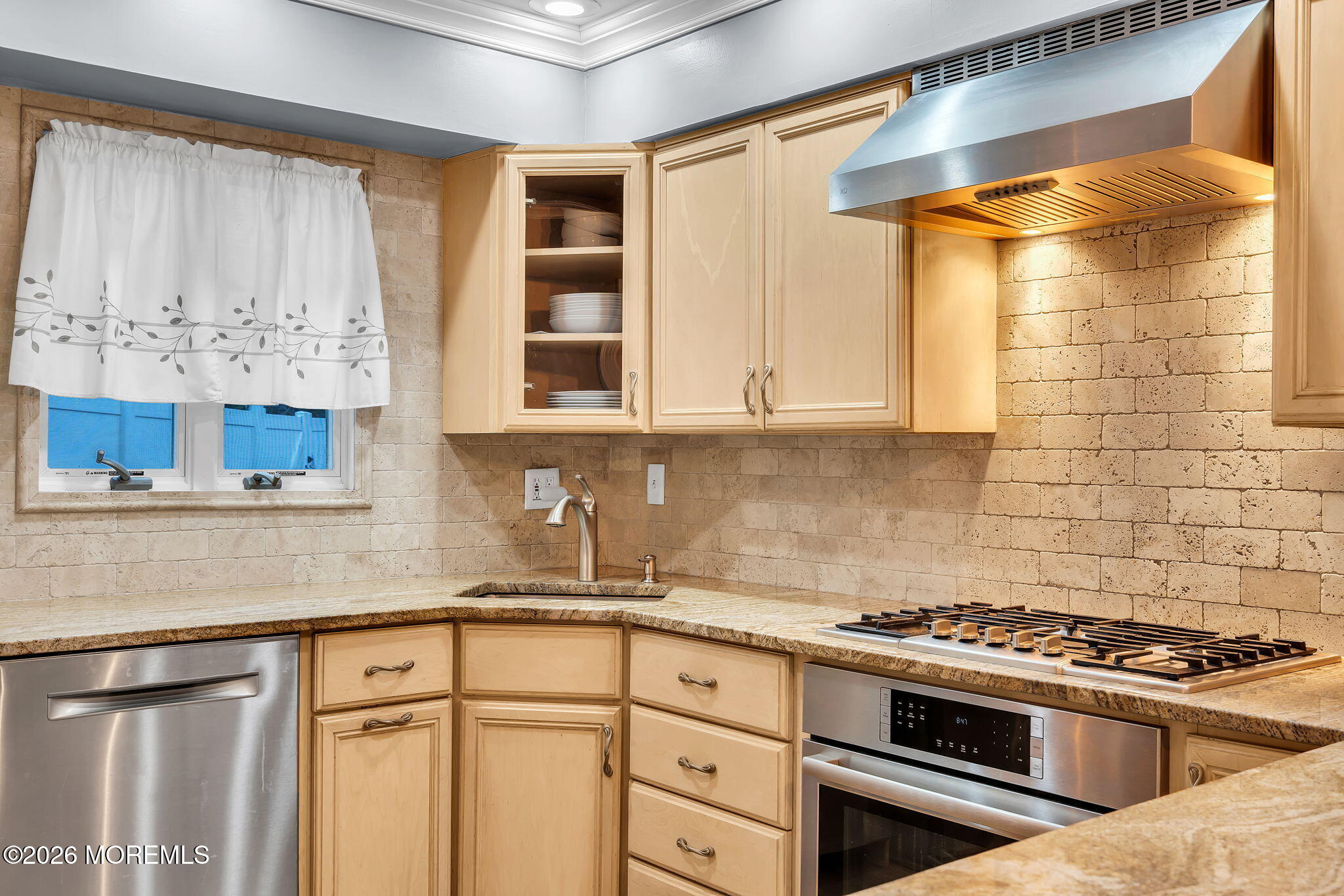 26 North Westfield Road Howell, NJ 07731 - Photo 15 of 59 a kitchen with stainless steel appliances granite countertop a sink and a stove