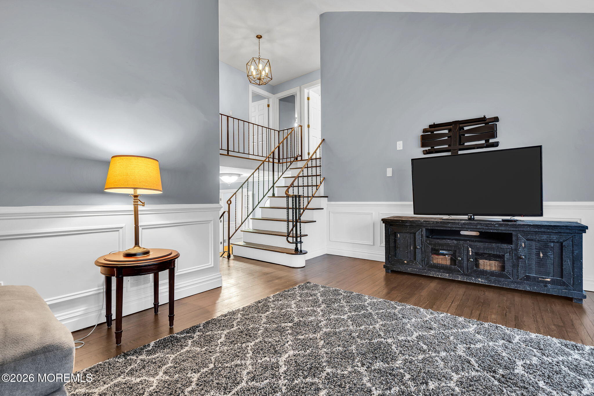 26 North Westfield Road Howell, NJ 07731 - Photo 22 of 59 a living room with furniture and a flat screen tv