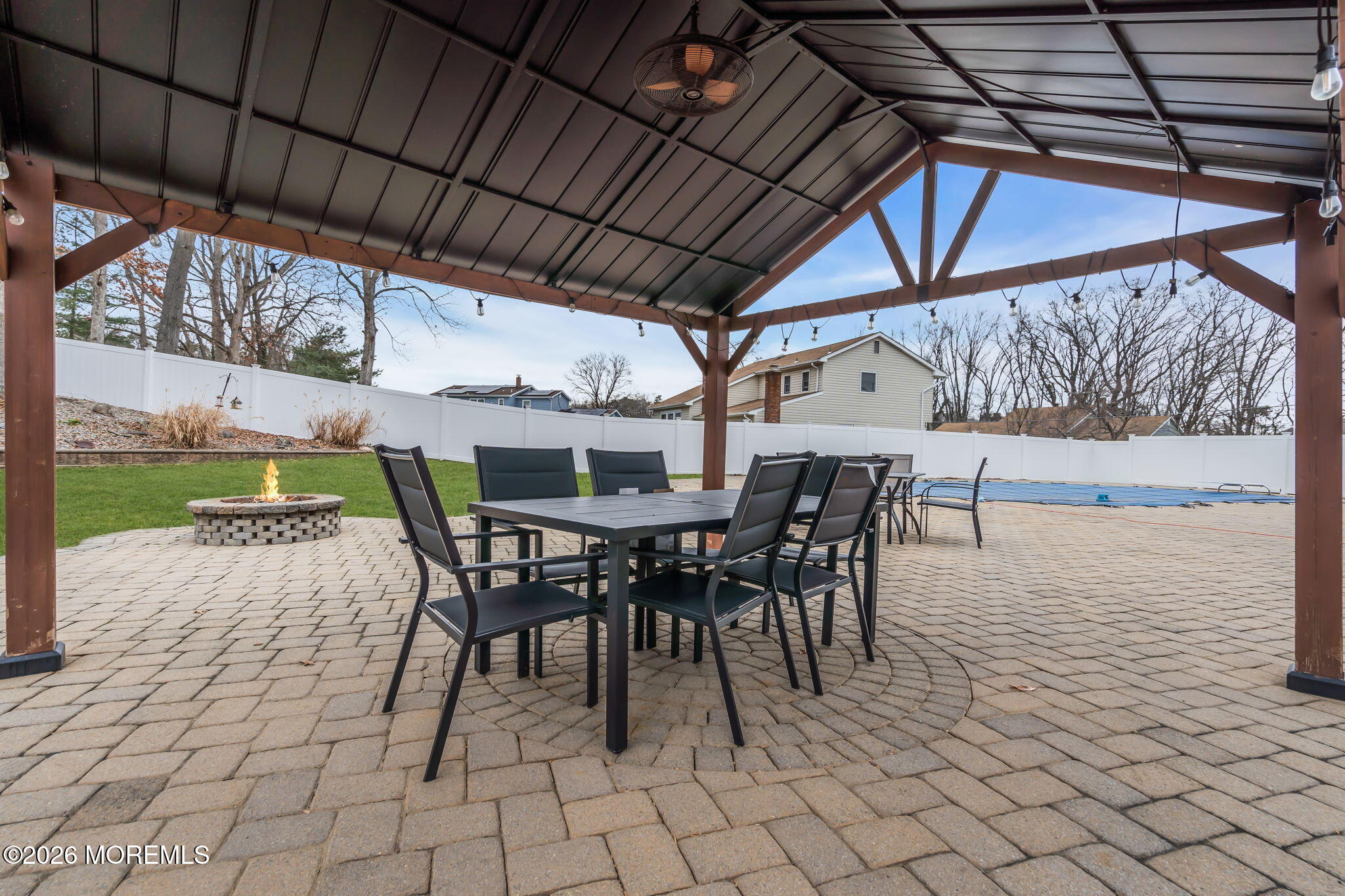26 North Westfield Road Howell, NJ 07731 - Photo 57 of 59 a dining space with furniture and outdoor view