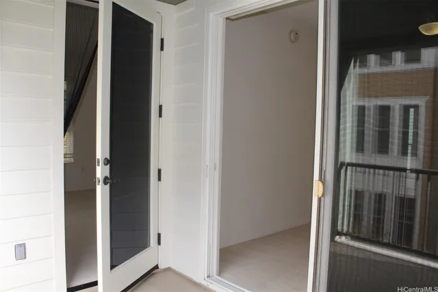 a view of front door