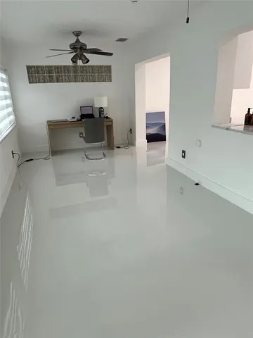 a view of empty room