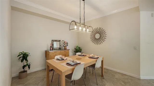 a front view of building with yard