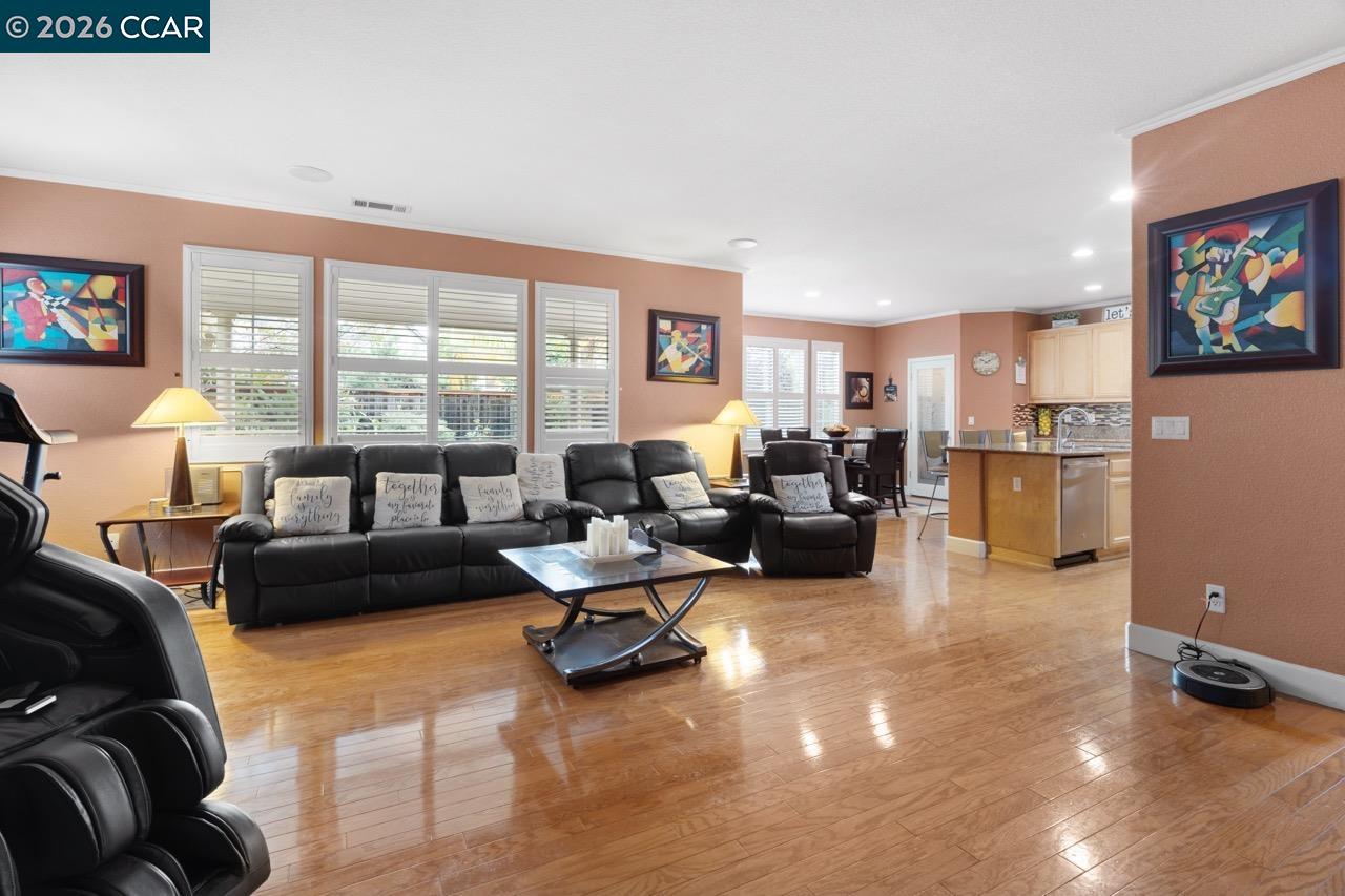 995 Rosehedge Court Concord, CA 94521 - Photo 25 of 70 a living room with furniture window and a flat screen tv