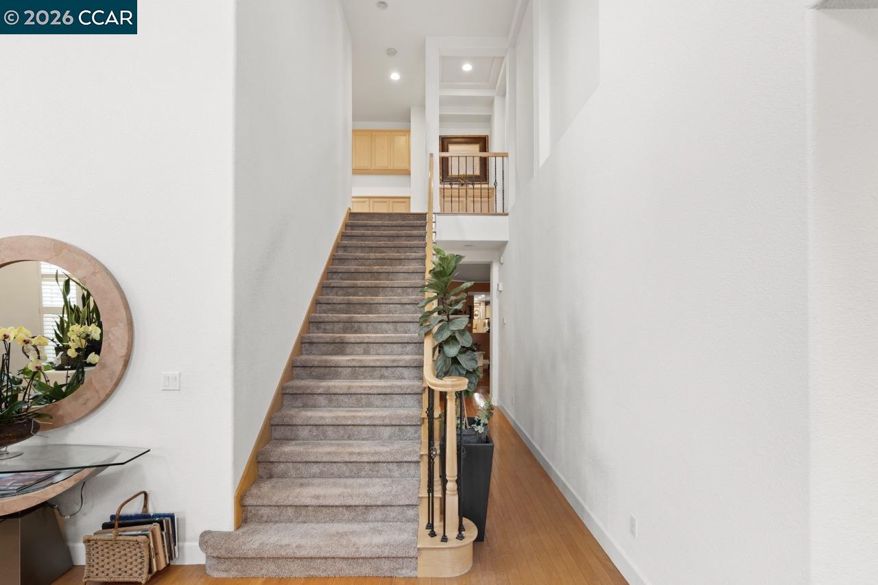 995 Rosehedge Court Concord, CA 94521 - Photo 32 of 70 a view of a hallway with wooden floor and entryway