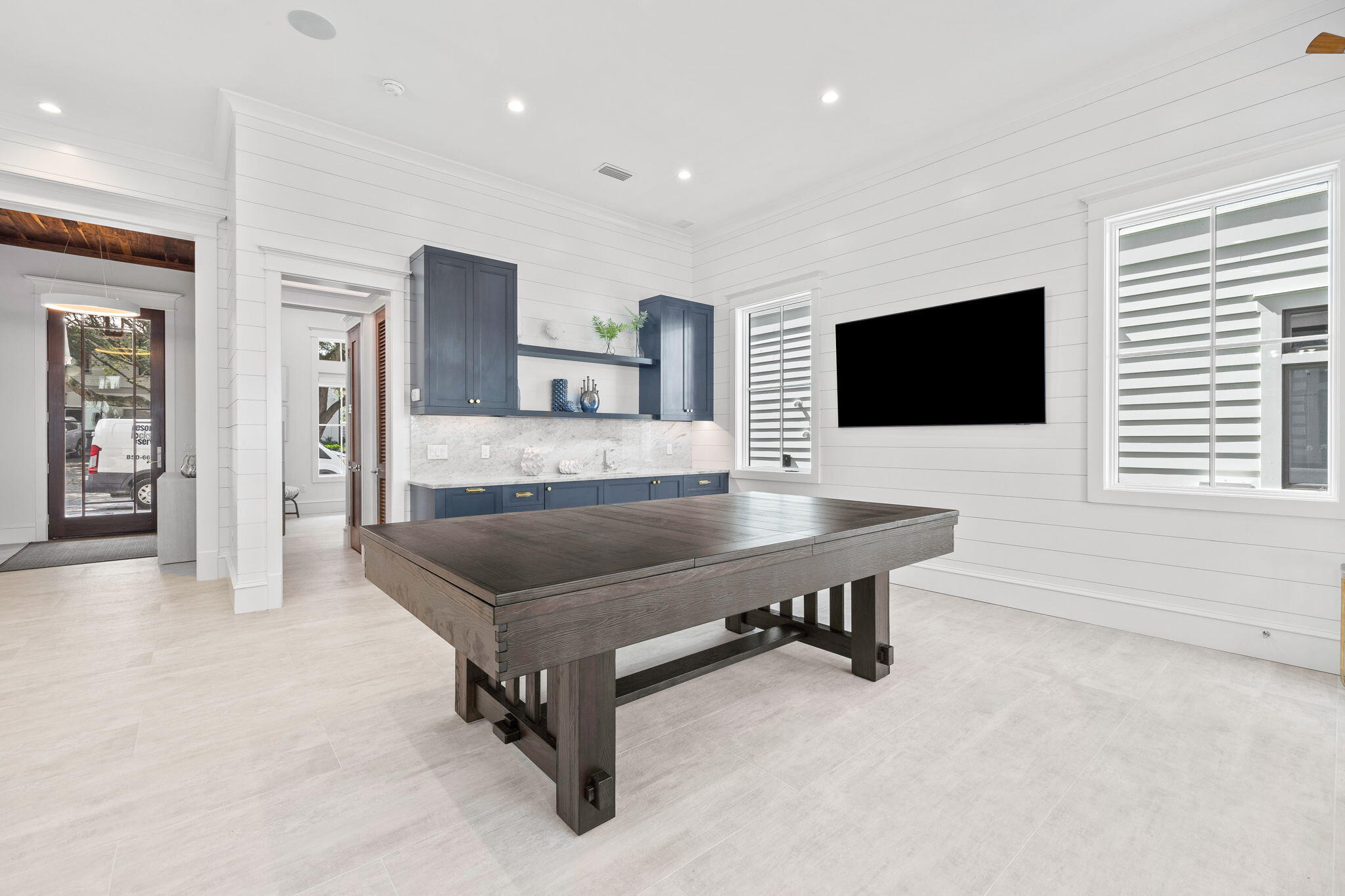 57 Azalea Street Santa Rosa Beach, FL 32459 - Photo 11 of 66 a living room with furniture and a flat screen tv