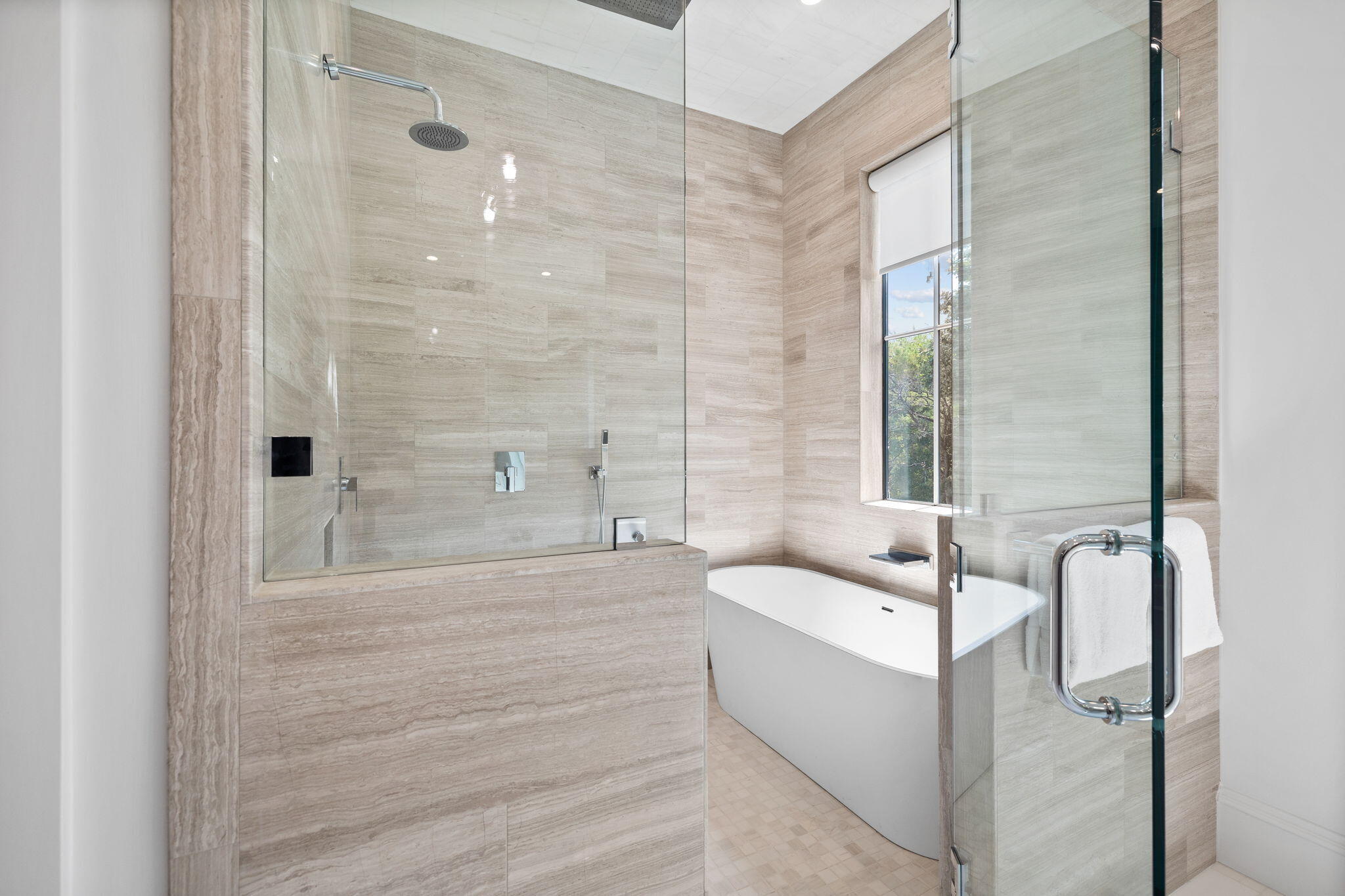 57 Azalea Street Santa Rosa Beach, FL 32459 - Photo 38 of 66 a bathroom with a tub a sink and a shower