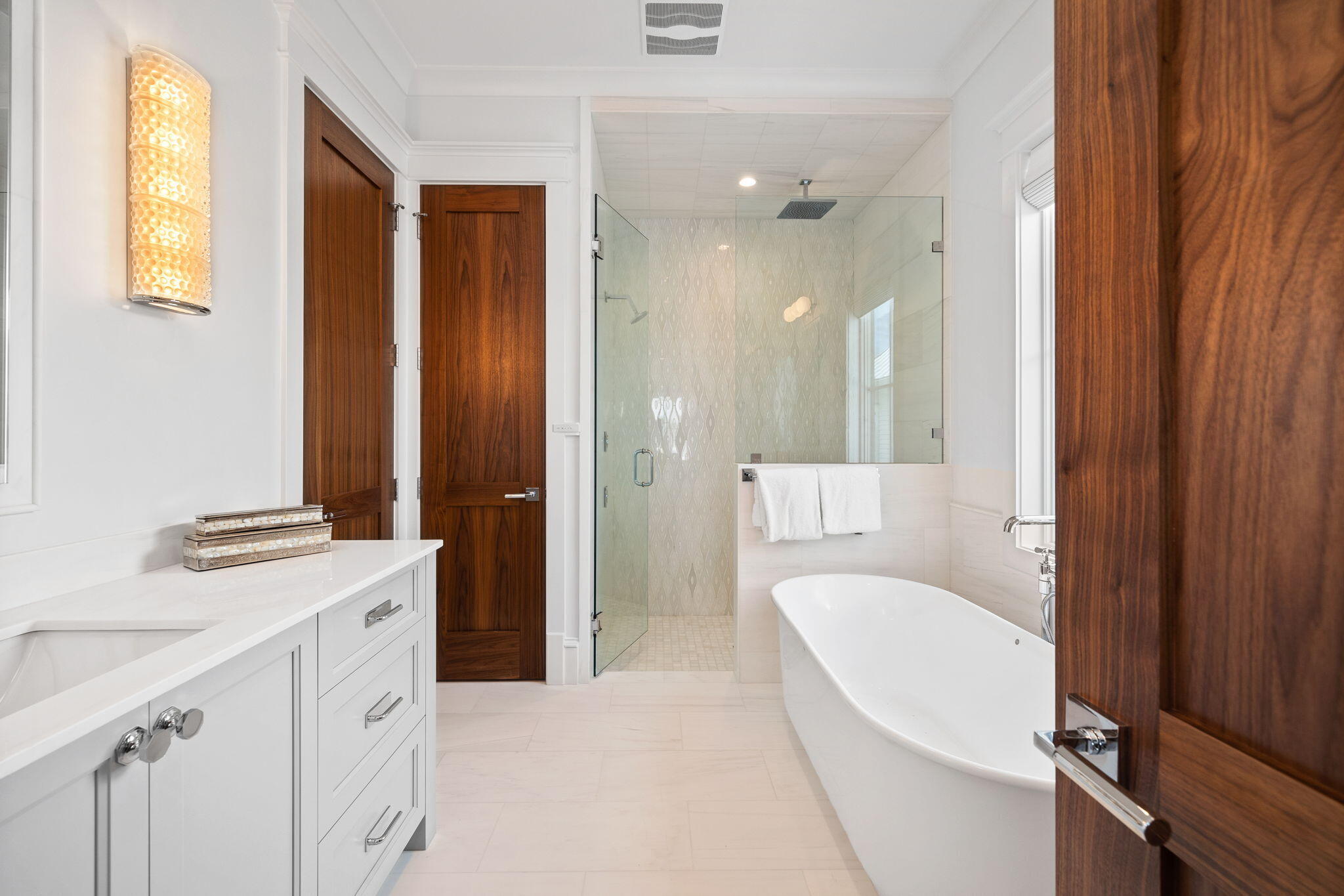 57 Azalea Street Santa Rosa Beach, FL 32459 - Photo 47 of 66 a bathroom with a granite countertop sink toilet and shower