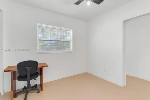 a workspace with a window