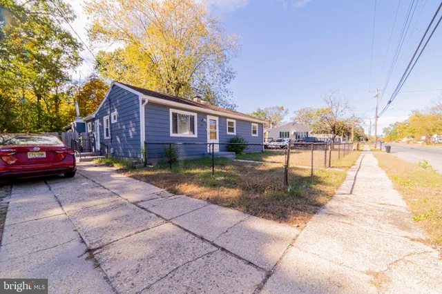 a view of a house with a patio
