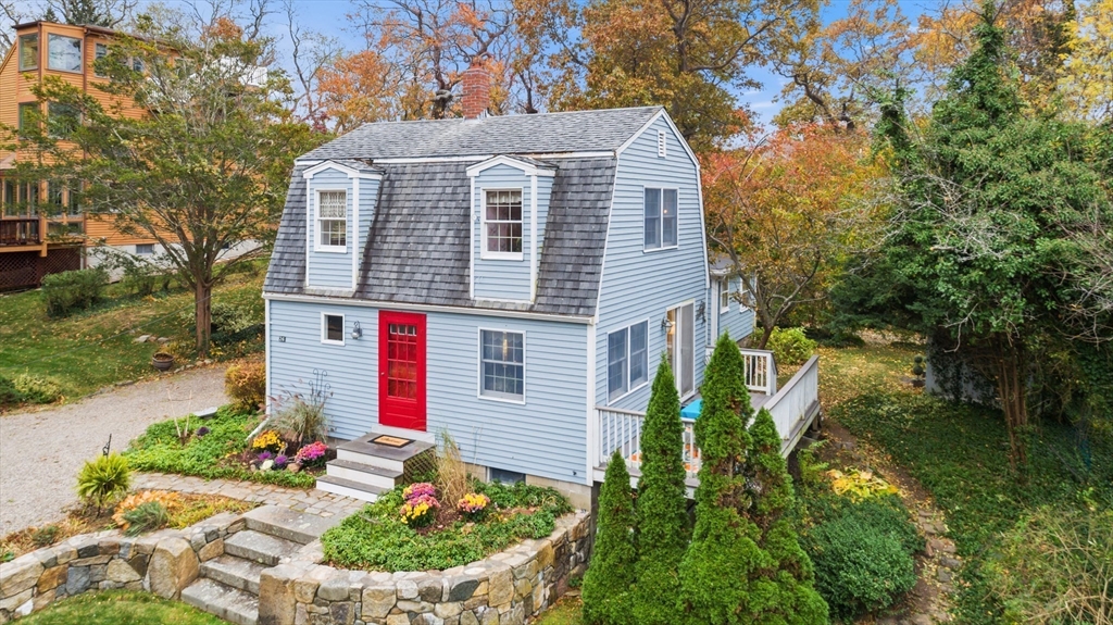 26 Coggeshall Road Gloucester, MA 01930 - Photo 25 of 37 a aerial view of a house