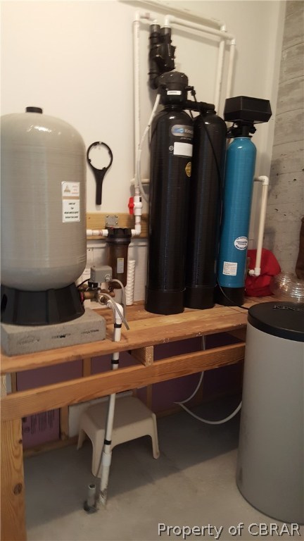 8 Chesapeake Shore Road Port Haywood, VA 23138 - Photo 25 of 26 Elevated equipment on first level. Whole house vacuum. Water Softener. Water Heater.