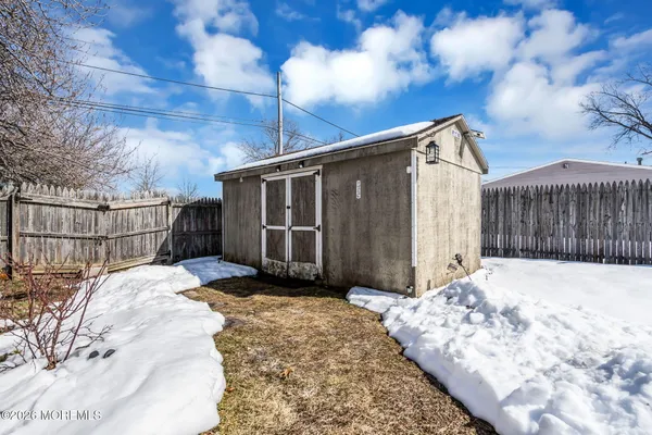 a backyard of a house