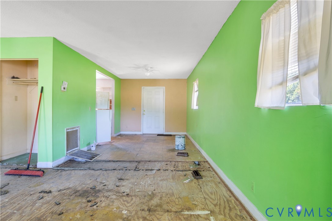 5134 Beechland Road Elberon, VA 23846 - Photo 11 of 21 a view of a back yard from a hall