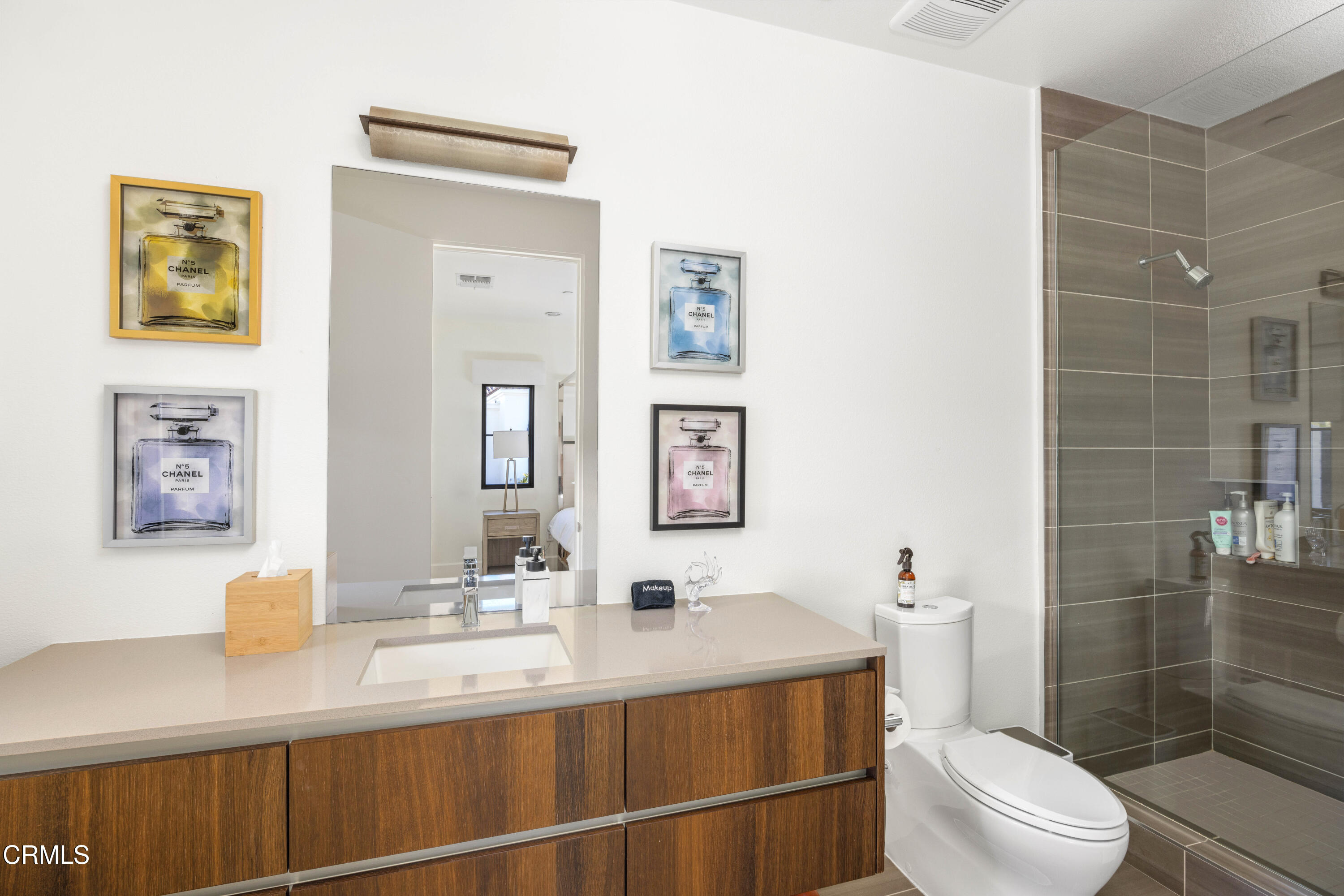 3076 Arroyo Seco Palm Springs, CA 92264 - Photo 35 of 37 a bathroom with a sink a toilet and shower