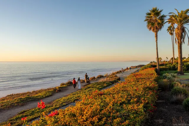 a view of a ocean with city view