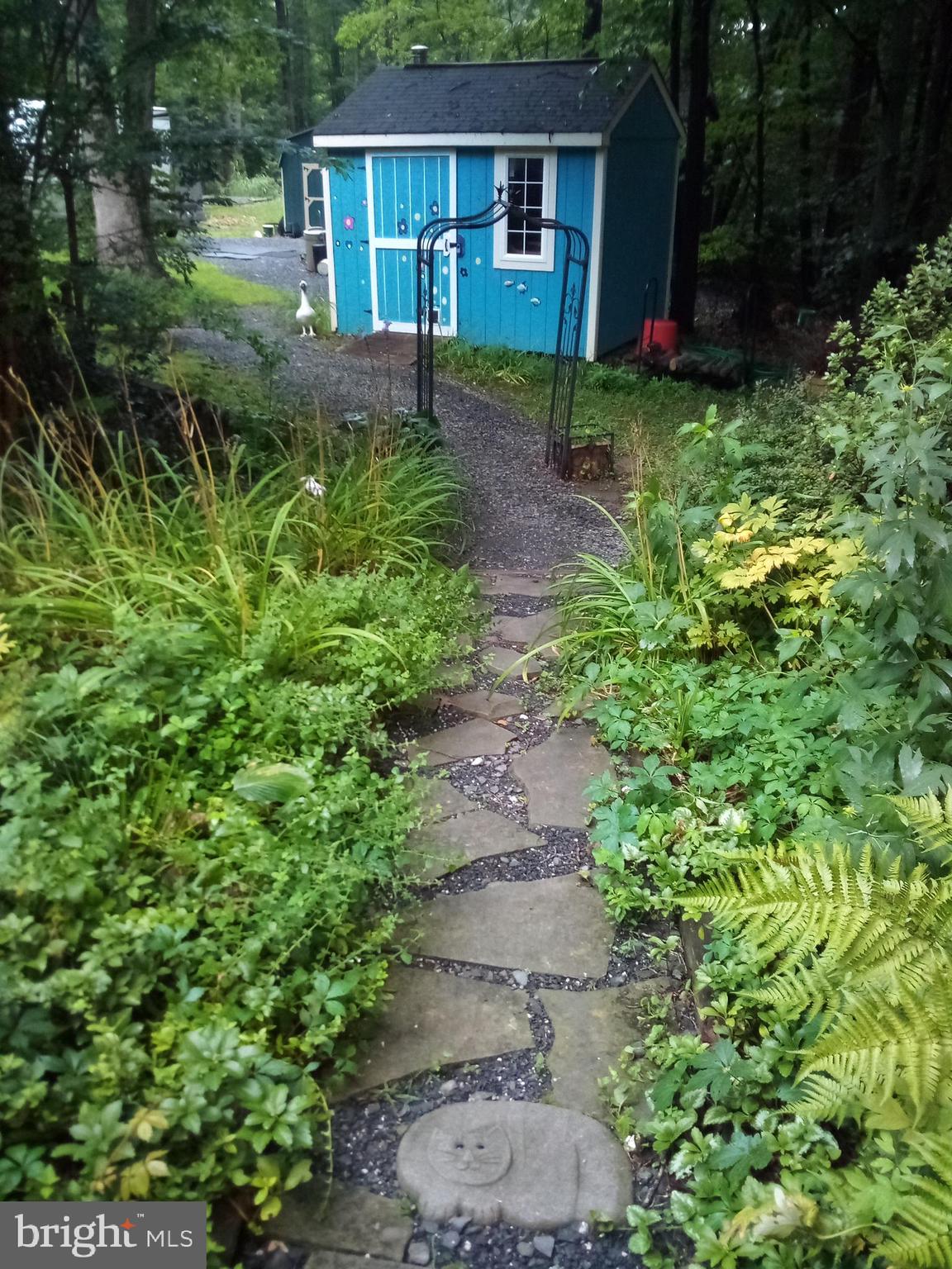 3917 Basford Road Frederick, MD 21703 - Photo 2 of 36 Perennial Garden Path to Sheds/ Additional Parking