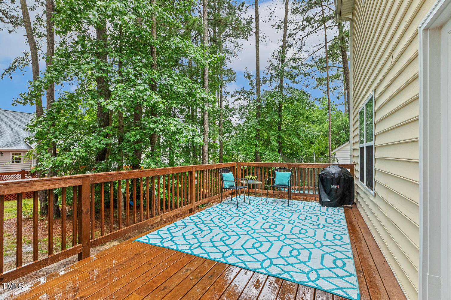 1984 Sadler Avenue Creedmoor, NC 27522 - Photo 33 of 44 a view of balcony with wooden floor