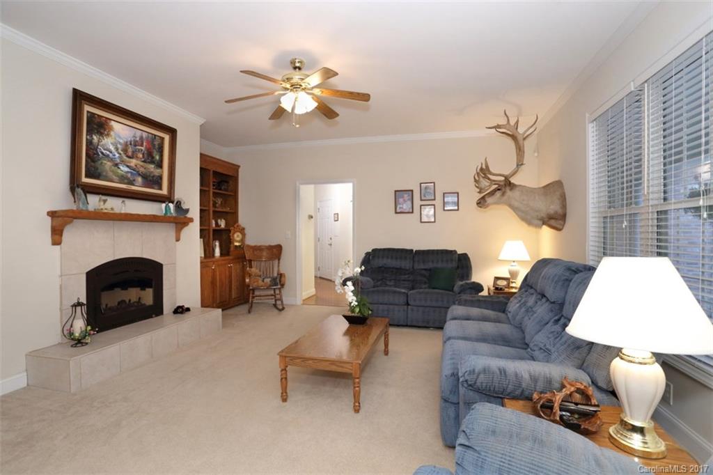 9805 Vineyard Road Mount Pleasant, NC 28124 - Photo 3 of 24 a living room with furniture and a fireplace