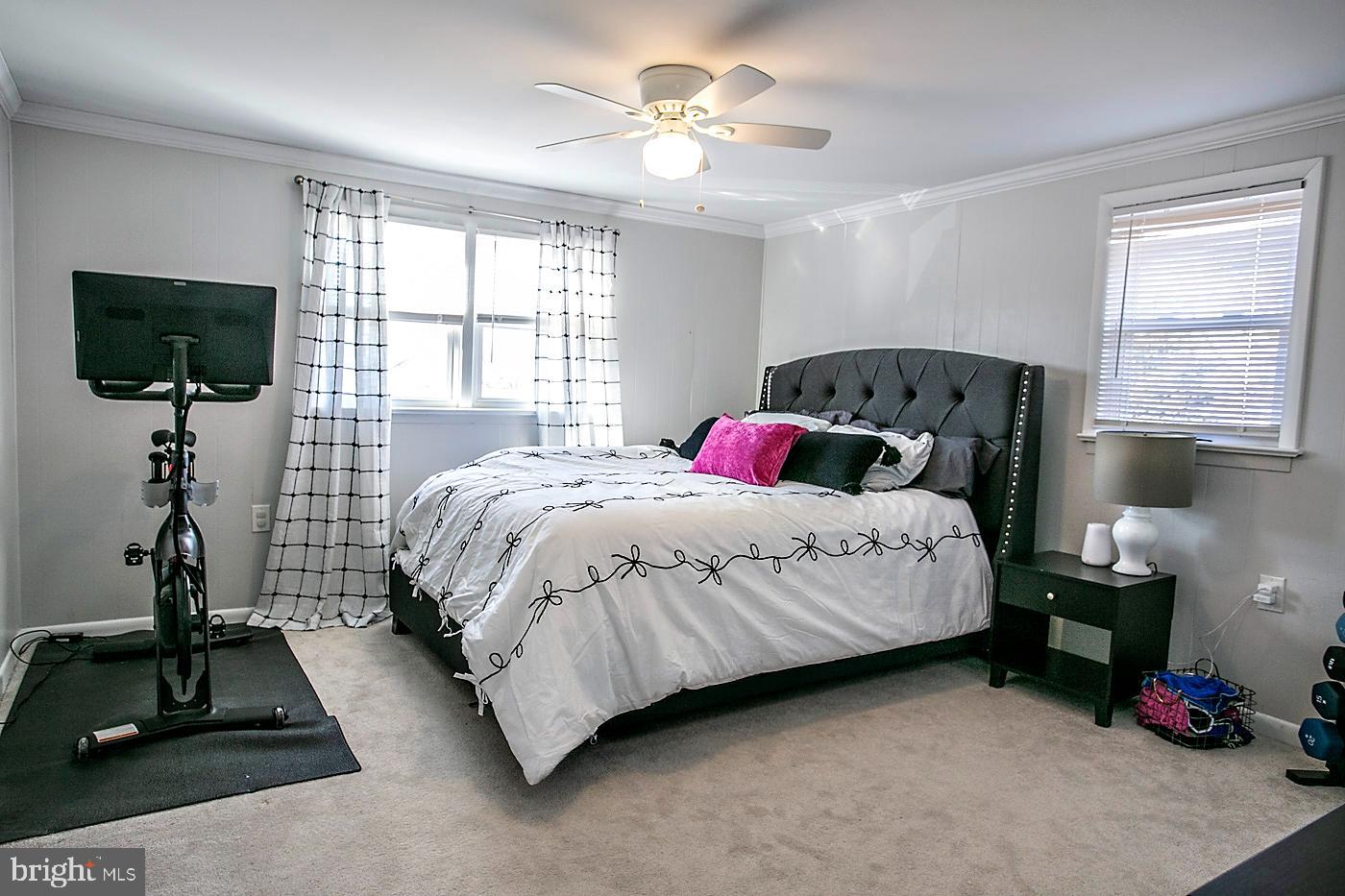 2817 Egypt Road Audubon, PA 19403 - Photo 18 of 25 a bedroom with a bed and a flat screen tv