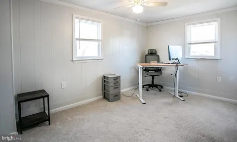 a workspace with a window