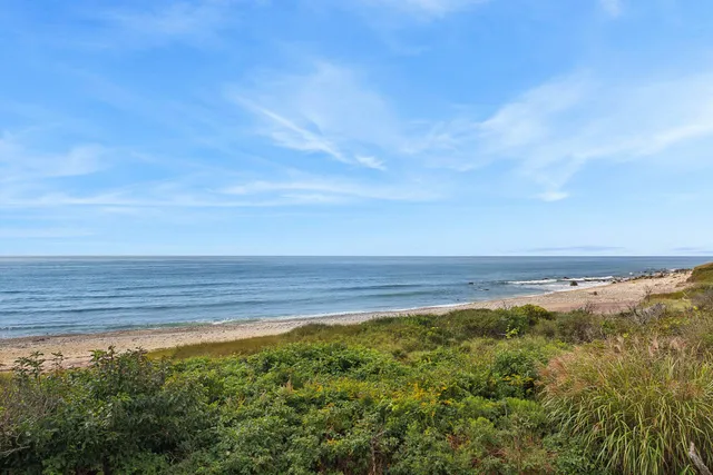 a view of an ocean beach