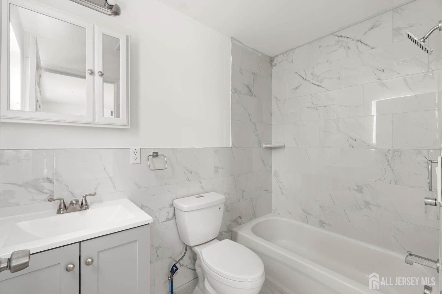 496 South 18th Street, Unit 2 Newark, NJ 07103 - Photo 20 of 21 a bathroom with a sink toilet and shower