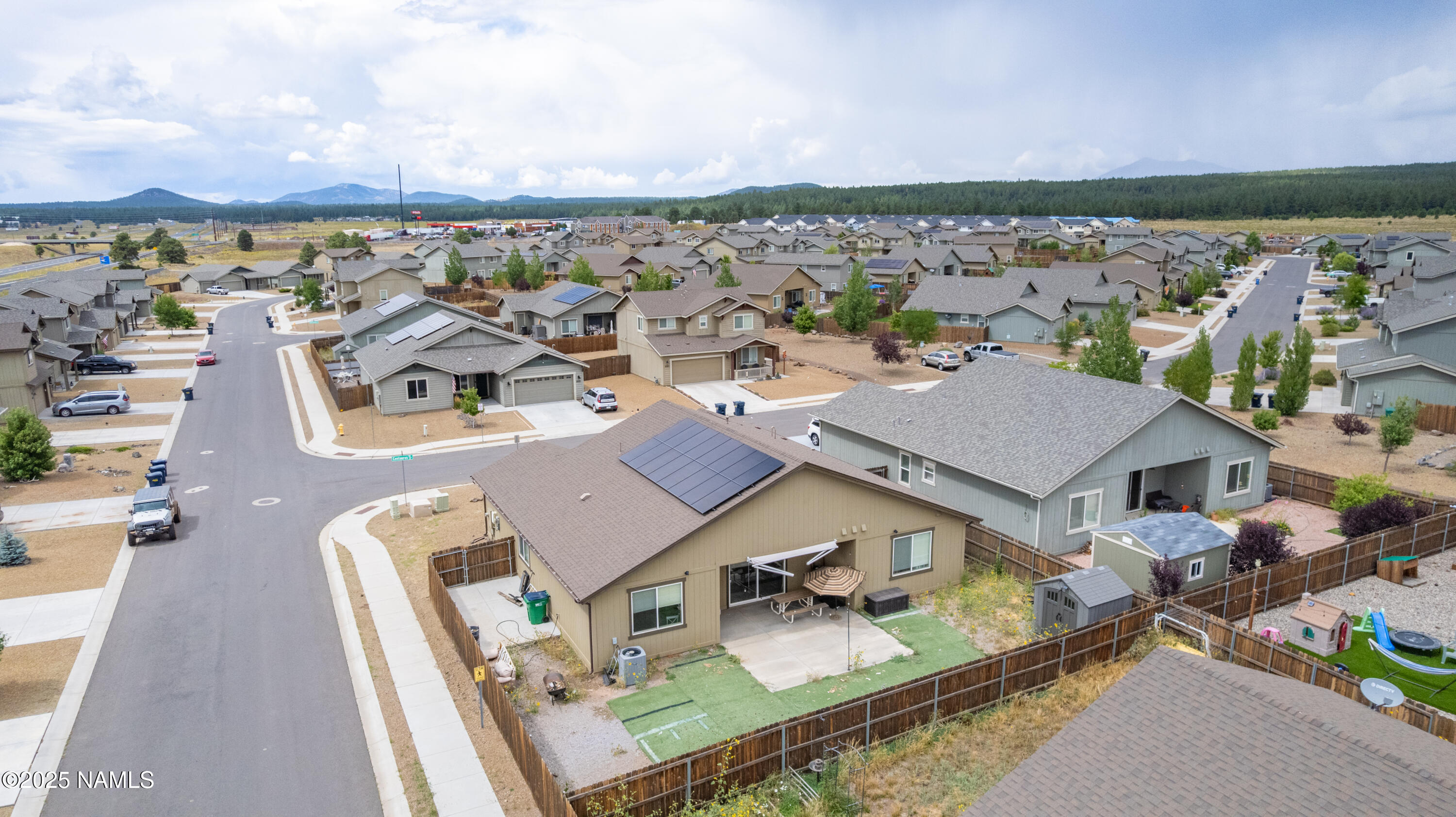 4500 Centaurus Road Bellemont, AZ 86015 - Photo 19 of 20 an aerial view of a house with outdoor seating